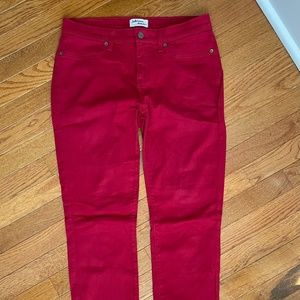Lakeview Denim Women’s Red Lightweight Jeans, Size 10 (30” waist)